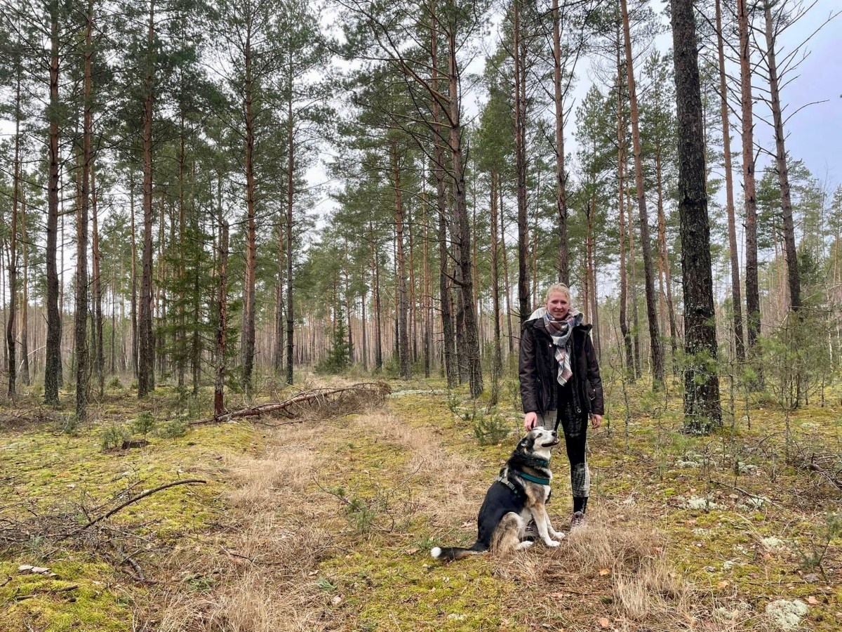 Mit Hund in den Dzūkija-Nationalpark